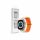 Devia Deluxe Series Sport6 Silicon Two-tone Watch Band 42-49mm Starlight/Orange