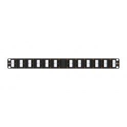 NIKOMAX 24-port Patch Panel 1U Black