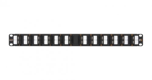 NIKOMAX 24-port Patch Panel 1U Black