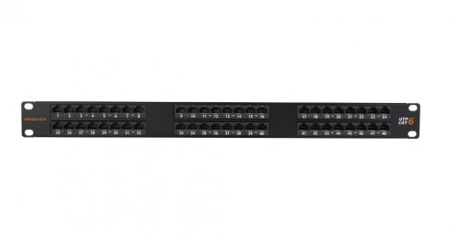 NIKOMAX 48-port Patch Panel 1U Black