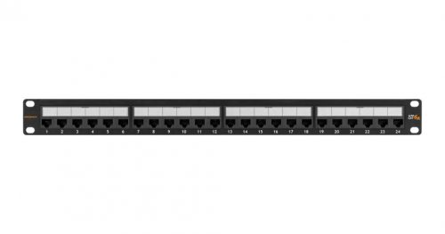 NIKOMAX 24-port Patch Panel 1U Black