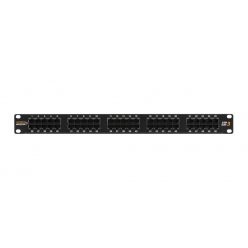 NIKOMAX 50-port Patch Panel 1U Black