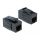 DeLock Keystone Module RJ45 jack > RJ45 jack Cat.6A UTP Black