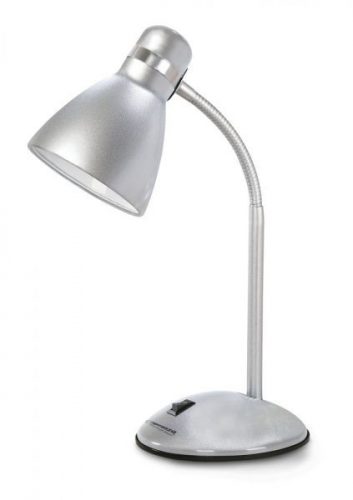 Esperanza Alkes E27 Desk Lamp Silver