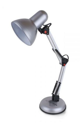 Esperanza Avior E27 Desk Lamp Silver