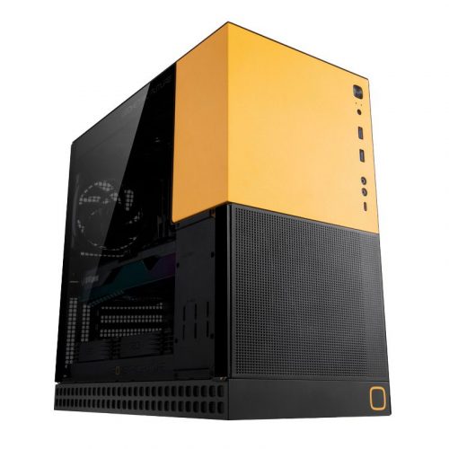 Geometric Future King Arthur Tempered Glass Black/Yellow