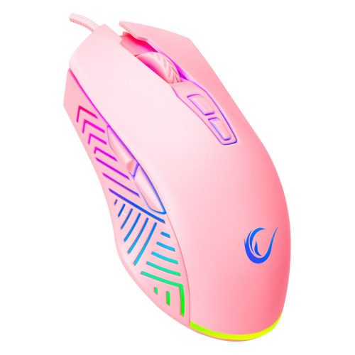 Rampage SMX-G68 SPEAR Gaming RGB Mouse Pink