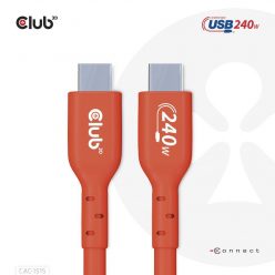 Club3D USB2 Type-C cable 4m Red