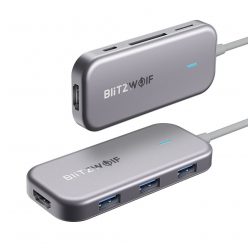 Blitzwolf BW-TH5 7in1 Type-C USB HUB Silver