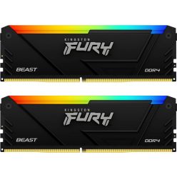 Kingston 32GB DDR4 3200MHz Kit(2x16GB) Fury Beast RGB Black