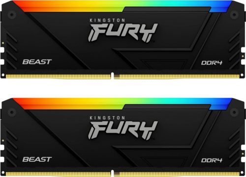 Kingston 32GB DDR4 3200MHz Kit(2x16GB) Fury Beast RGB Black