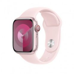   Apple Watch S9 Cellular 45mm Pink Alu Case with Light Pink Sport Band M/L