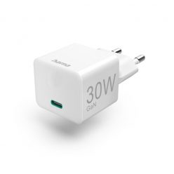 Hama Hálózati töltő USB Type-C Gan PD 30W White