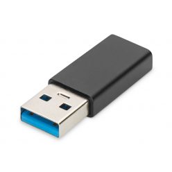 Digitus USB Type-C male/famale adapter Black