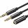 UGREEN 20898 2x3,5mm jack male-1x3,5mm jack famale adapter cable 0,2m Black