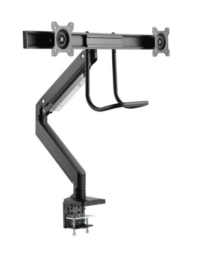 Gembird MA-DA2-04 Desk mounted adjustable monitor arm for 2 monitors 17"-32" Black