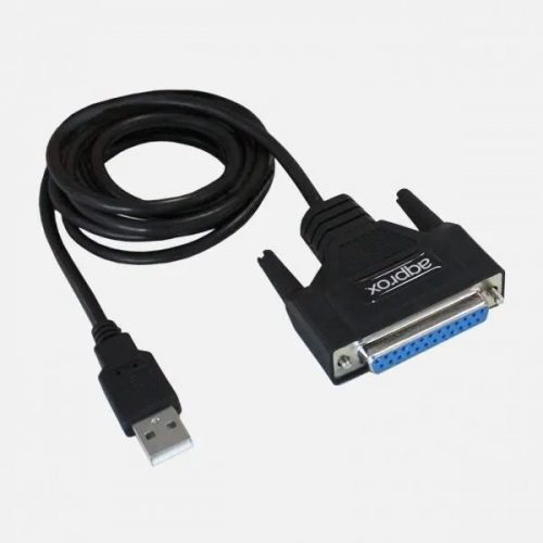 Approx APPC26 USB to parallel adapter 1,45m Black