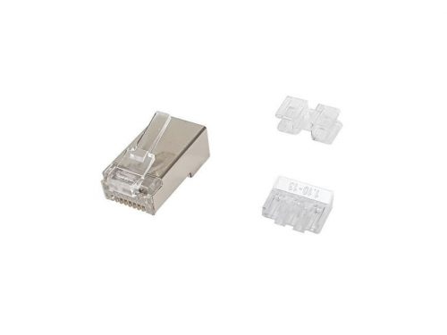 EQuip Cat.6A RJ45 Shielded Plug 100pcs/pack