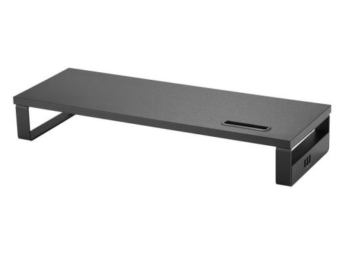 EQuip Desktop Monitor Stand with USB Black