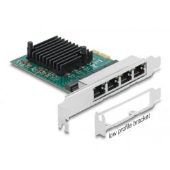 DeLock PCI Express x1 Card 4 x RJ45 Gigabit LAN RTL8111