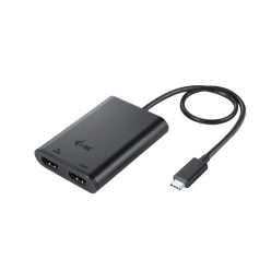   I-TEC USB-C Dual 4K/60Hz (single 8K/30Hz) HDMI Video Adapter Black