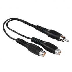 Hama FIC RCA Y-Adapter Black