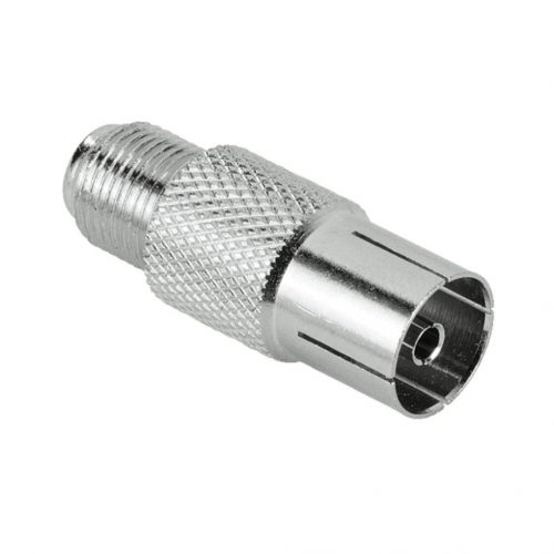 Hama FIC SAT F ALJ - KOAX ALJ Adapter Silver