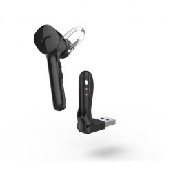   Hama Myvoice1300 Bluetooth Mono Headset with USB Charger Black