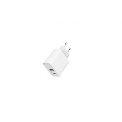 Gembird 2-port 20 W USB fast charger White