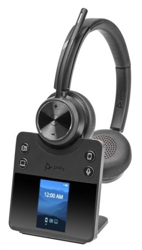 Poly Plantronics Savi 7420 Office USB-A/USB-C DECT Wireless Headset Black