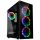 Kolink Observatory Lite RGB Tempered Glass Black