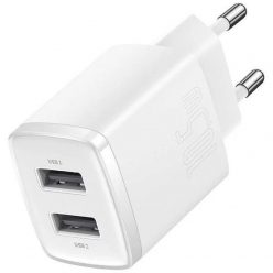 Baseus Compact töltő Quick Charger 10,5W White