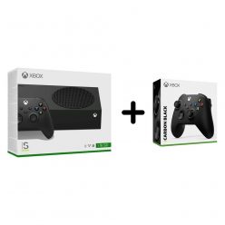   Microsoft Xbox Series S 1TB Carbon Black + 2db Xbox Series X/S Wireless Controller Carbon Black