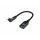 Conceptronic  ABBY19B USB-C 90° angled to USB-A OTG Adapter Black