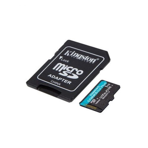 Kingston 1TB microSDXC Canvas Go! Plus Class 10 170R A2 U3 V30 Card + adapterrel