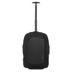   Targus EcoSmart 15.6” Mobile Tech Traveler Rolling Backpack Black