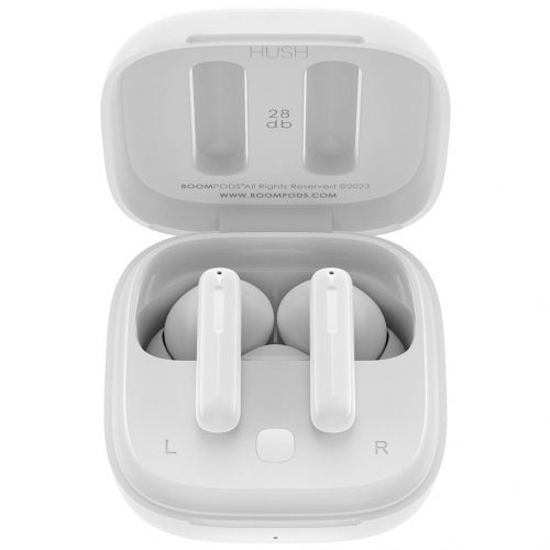 Boompods Bassline Hush Bluetooth Headset White