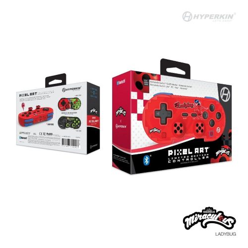 HYPERKIN  Pixel Art Miraculous Gamepad Ladybug