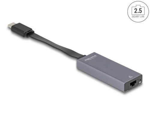 DeLock USB Type-C Adapter to 2.5 Gigabit LAN slim