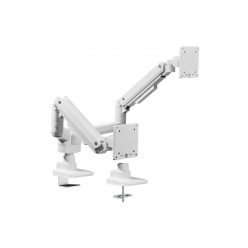   EQuip 17"-35" Heavy-Duty Dual Monitor Desk Mount Bracket White