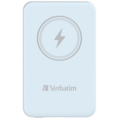 Verbatim Charge 'n' Go Magnetic Wireless 5000mAh PowerBank Blue