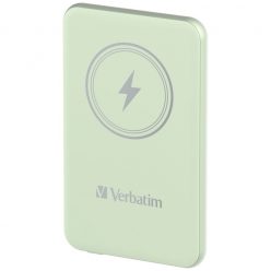   Verbatim Charge 'n' Go Magnetic Wireless 5000mAh PowerBank Green