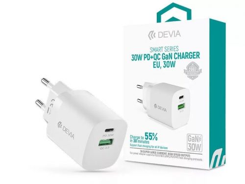 Devia ST386718 30W Type-C Charger White