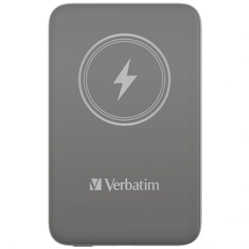 Verbatim Charge 'n' Go Magnetic Wireless 10000mAh PowerBank Grey