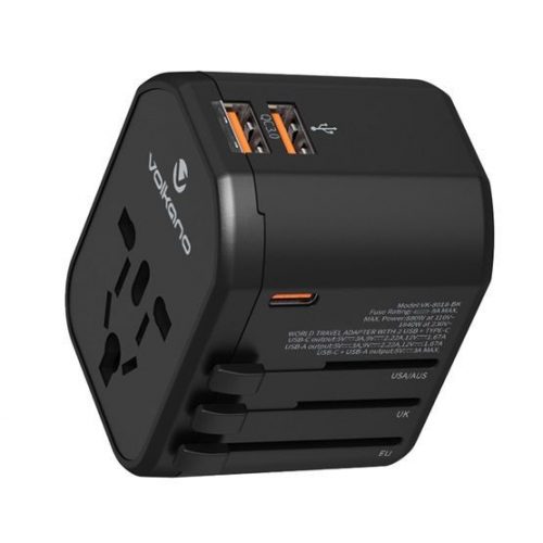 Volkano Universal Travel Charger Black