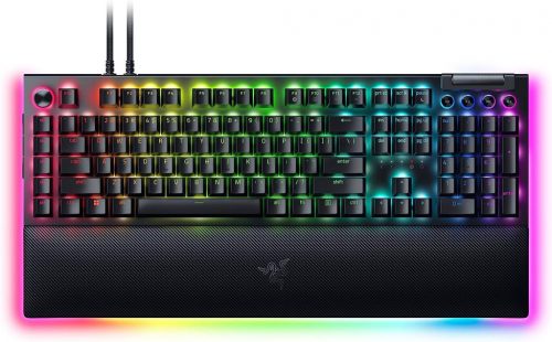 Razer BlackWidow V4 Pro Green Switch Keyboard Black UK