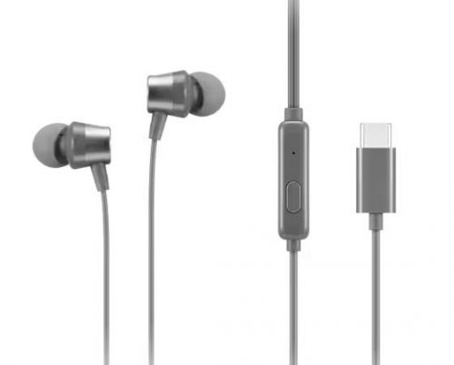 Lenovo 300 USB-C Wired In-Ear Headphone Grey