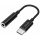 Genius ACC-C100 3,5mm audio jack to USB-C Black