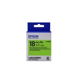   Epson LK-5GBF címkeszalag (18mm) Black on Flourescent Green - 9m