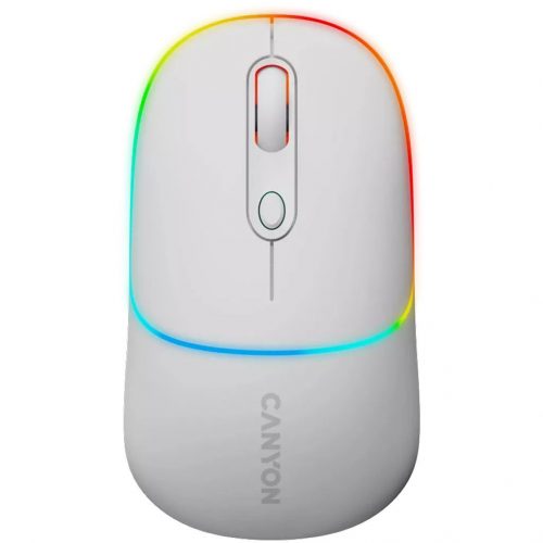 Canyon MW-22 Dual Mode Wireless Bluetooth Mouse Snow White